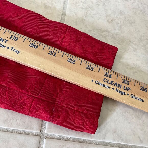 Talbots Red Blazer Jacket Double Breasted Jacquard Lined Women's Size M Career - Picture 9 of 13